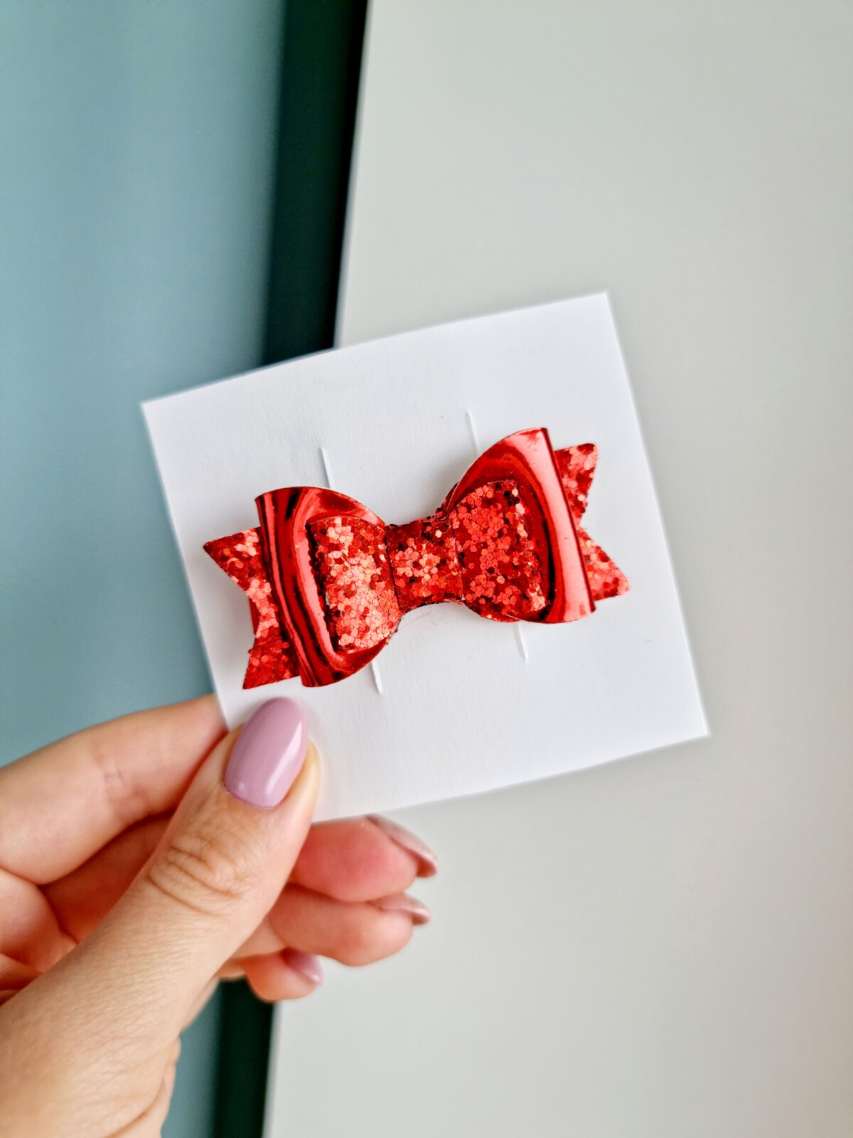 Kroko-klamber punane