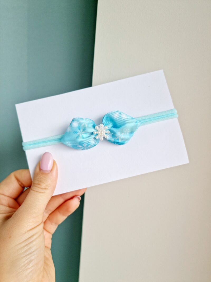 Jõulupeapael valge lumehelbega