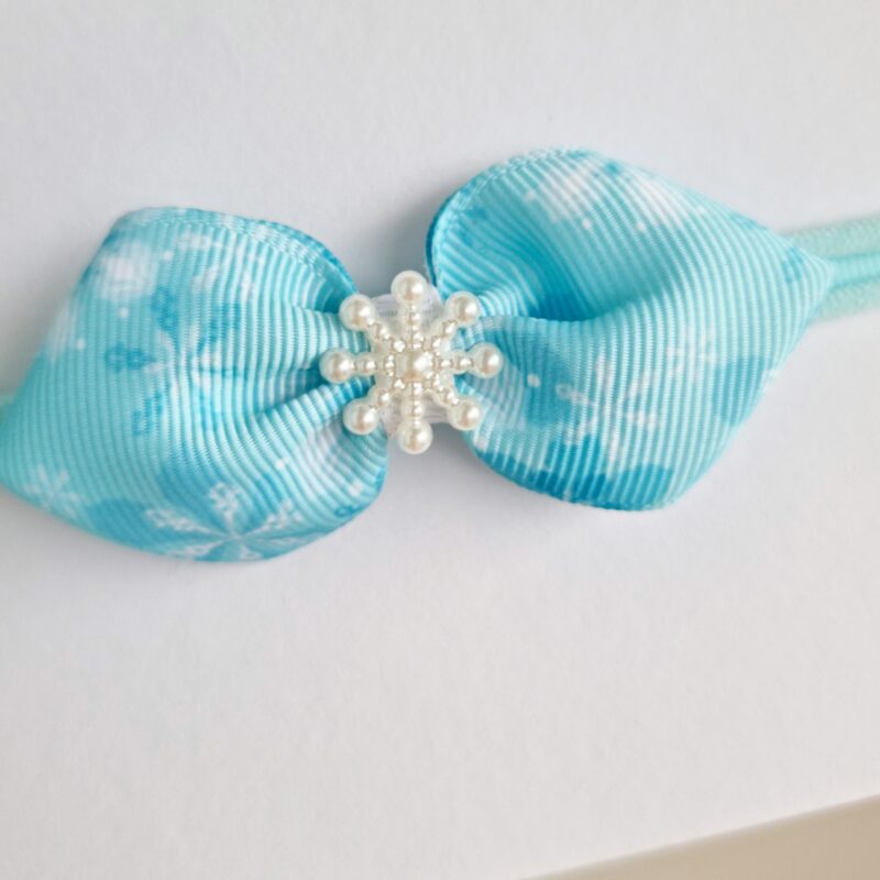 Jõulupeapael valge lumehelbega