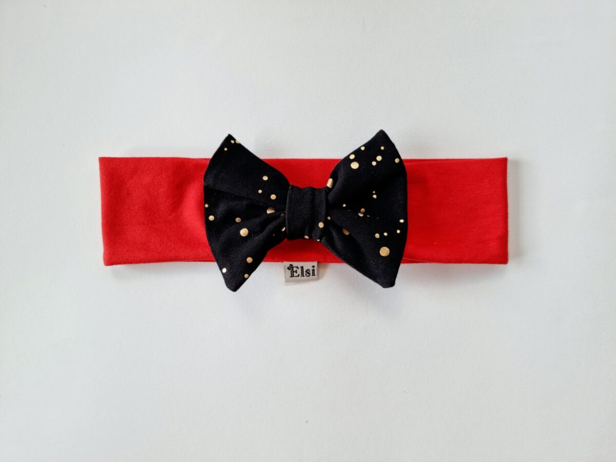 Punane peapael musta lipsuga