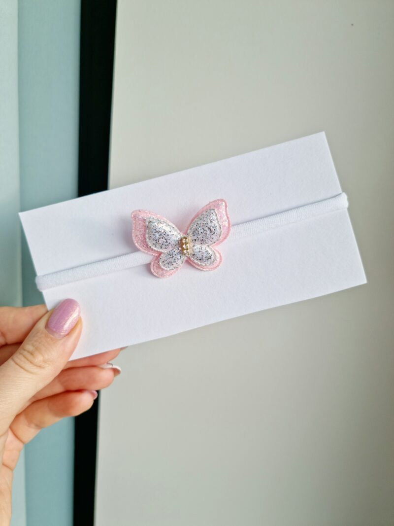 20211126_131117 Läikiv liblikas roosa-hõbe