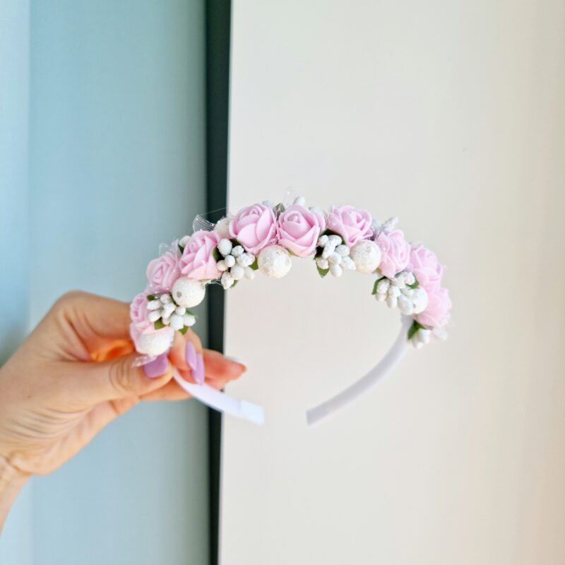 20220427_111517 Roosa-valge lilledega peavõru