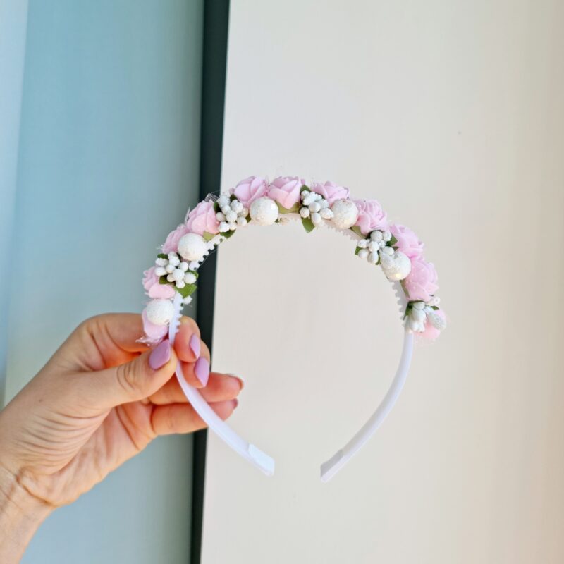 20220427_111525 Roosa-valge lilledega peavõru