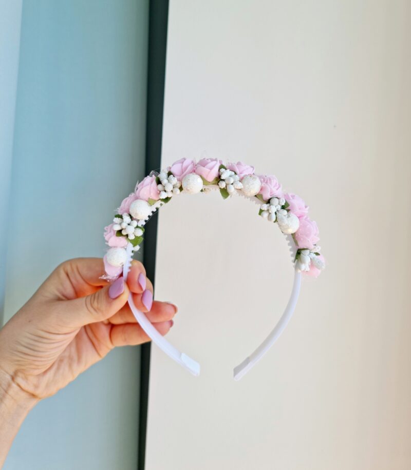 20220427_111525 Roosa-valge lilledega peavõru