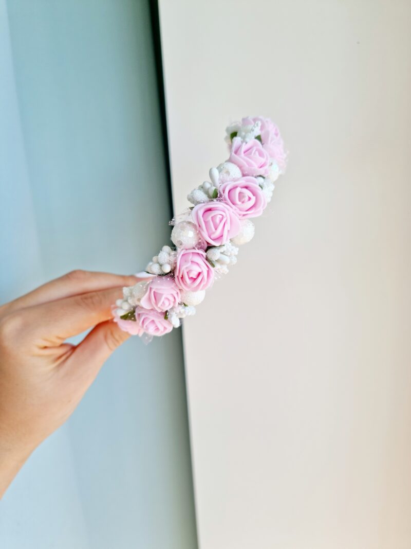 20220427_111557 Roosa-valge lilledega peavõru