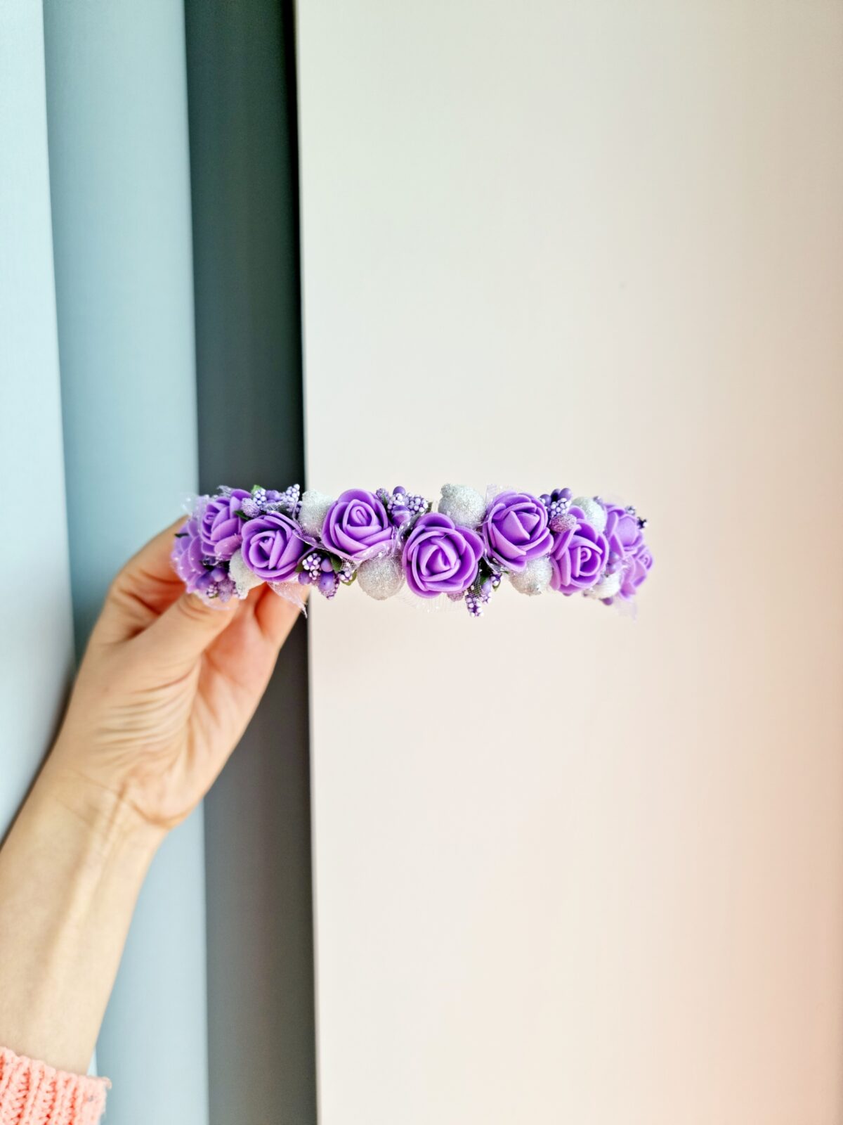 Lilla lilledega peavõru