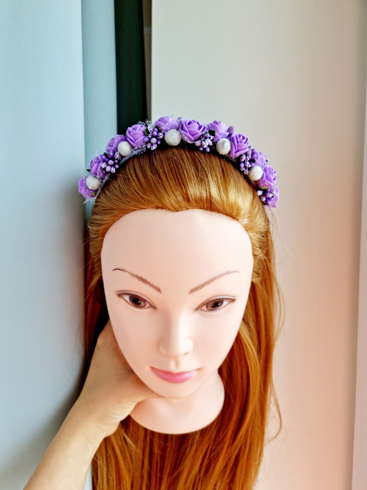 Lilla lilledega peavõru