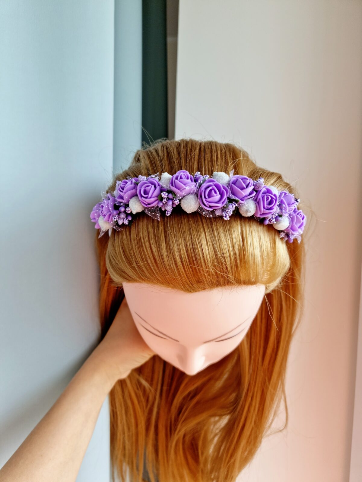 Lilla lilledega peavõru