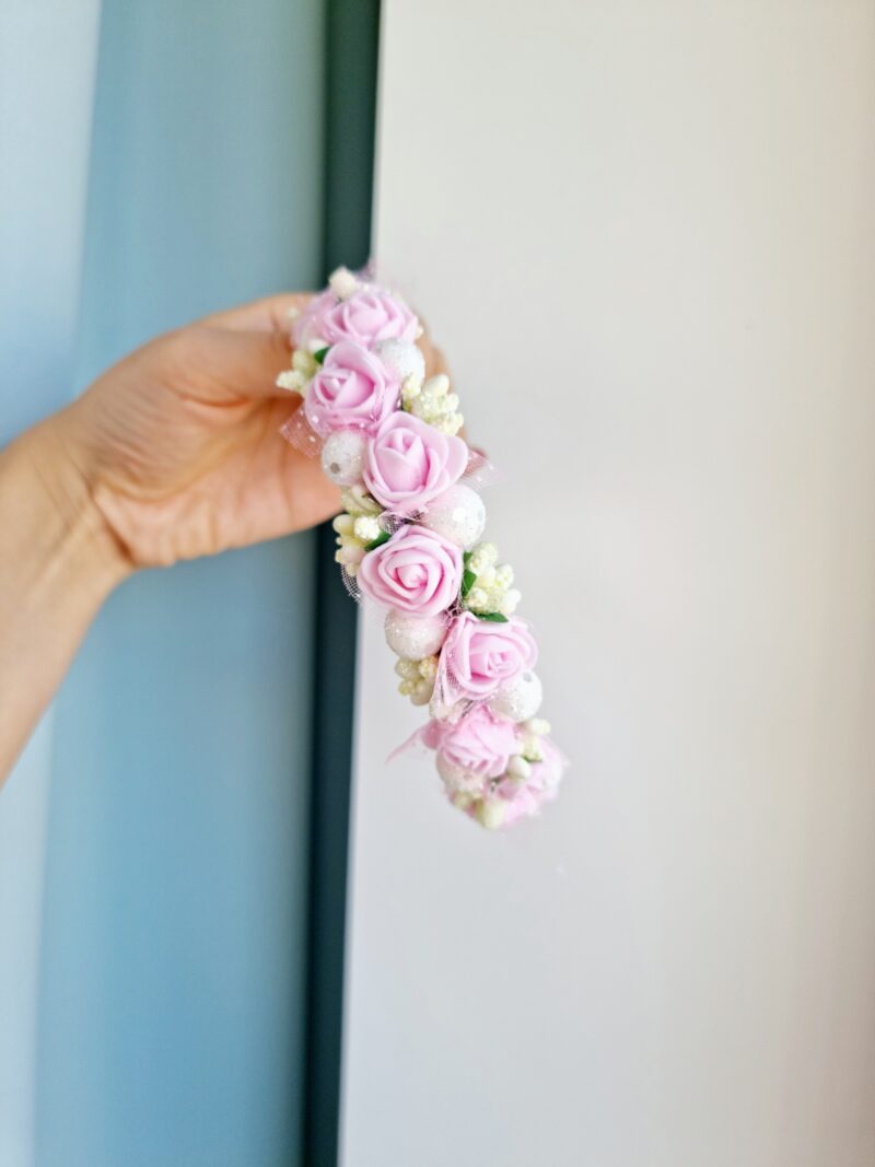 20220430_091841 Roosa-naturaalvalge lilledega peavõru