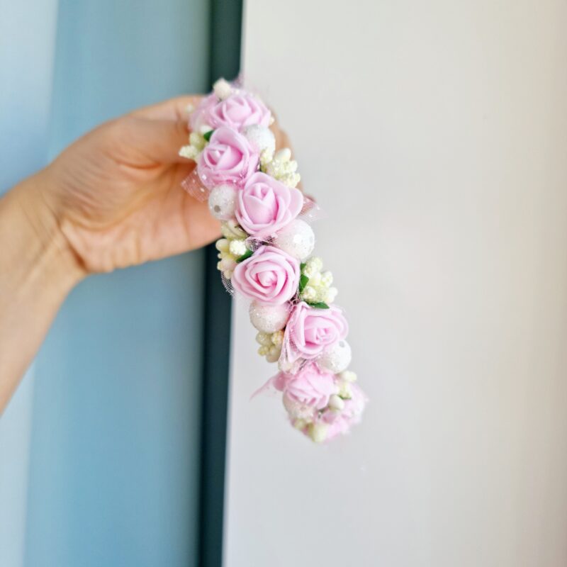 20220430_091841 Roosa-naturaalvalge lilledega peavõru