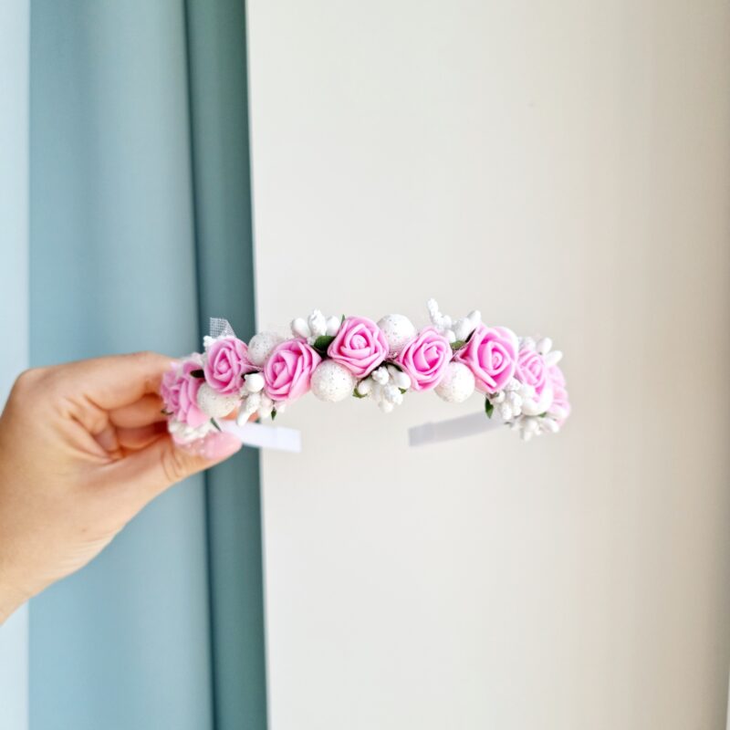 20220603_111550 Roosa-valge lilledega peavõru