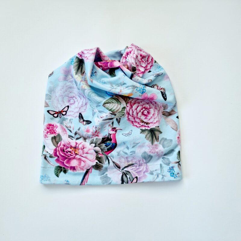 Lindudega patsimüts helesinine