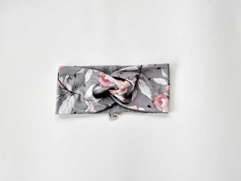 Meriinopeapael hallil roosad lilled