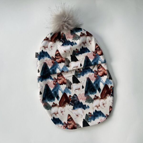 Karud ja mäed tutiga (fliisvooder)