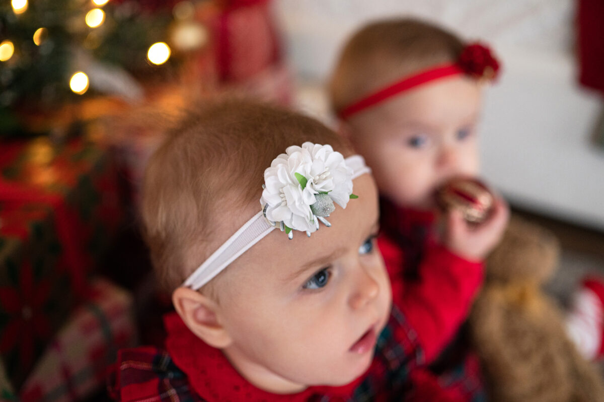 Photo164 Jõulupeapael valgete lilledega