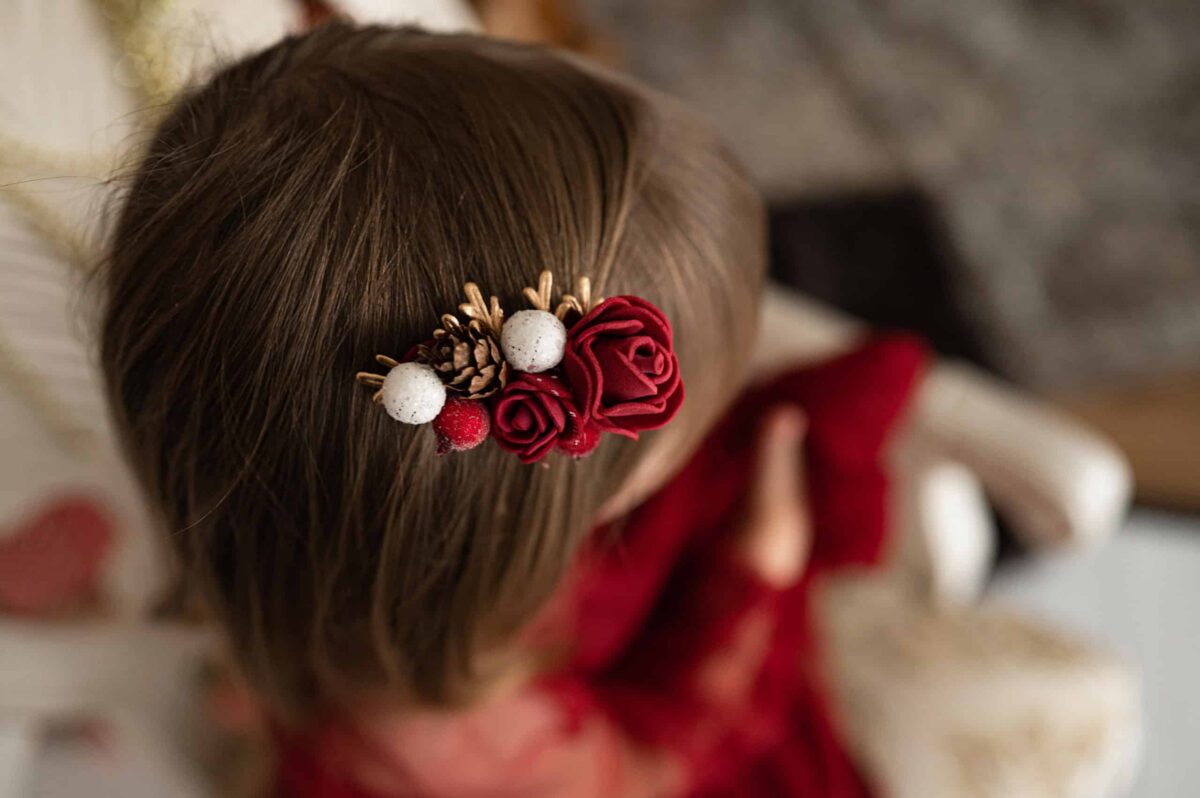 Photo216 Kroko-klamber lilledega tumepunane