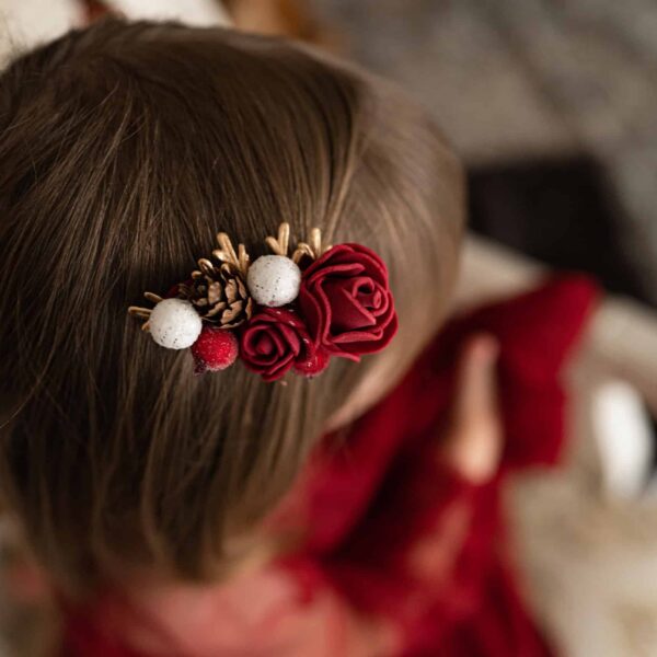 Photo216 Kroko-klamber lilledega tumepunane