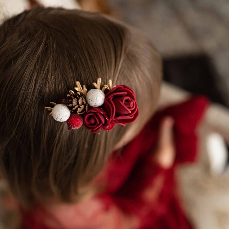 Photo216 Kroko-klamber lilledega tumepunane