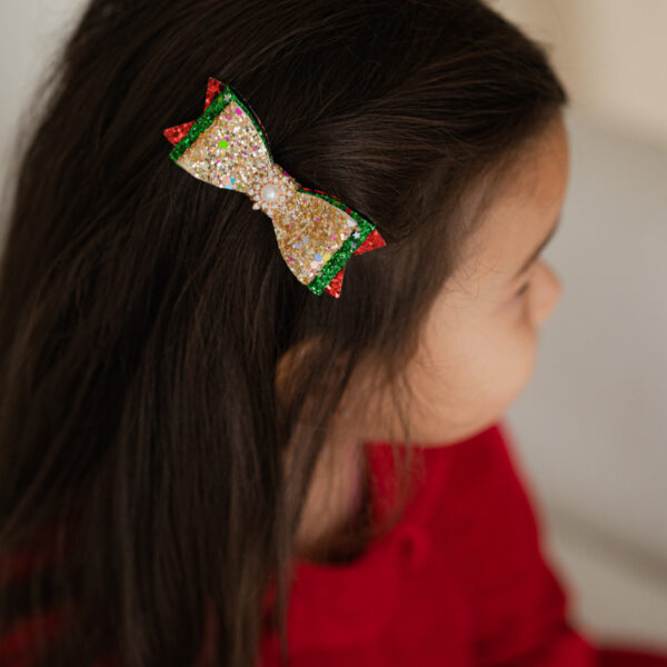 Kroko-klamber jõulutoonides