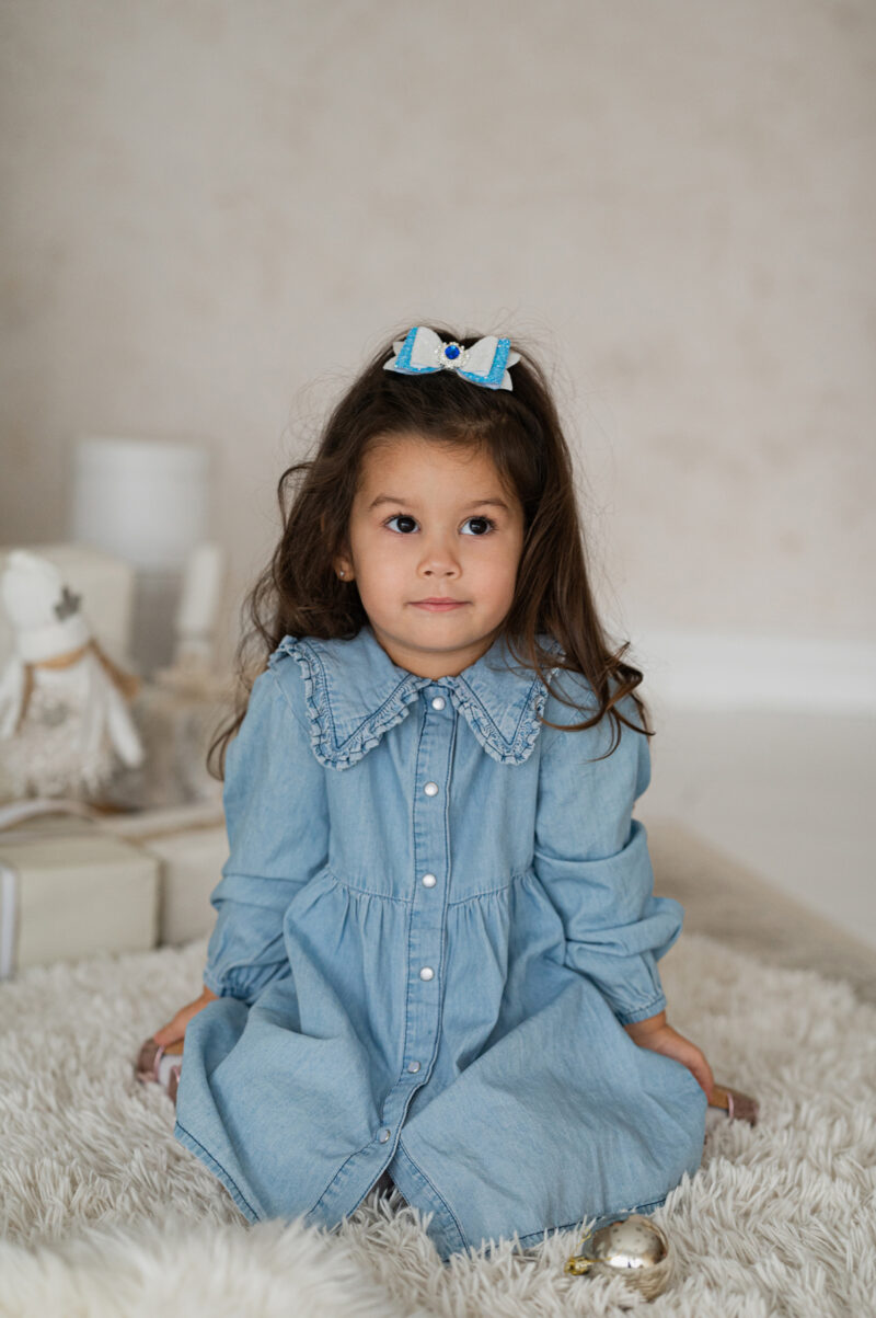 Photo277 Kroko-klamber helesinise ja valgega