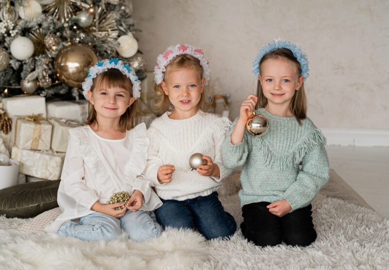 Photo90 Peavõru hõbedaste lumehelbekestega