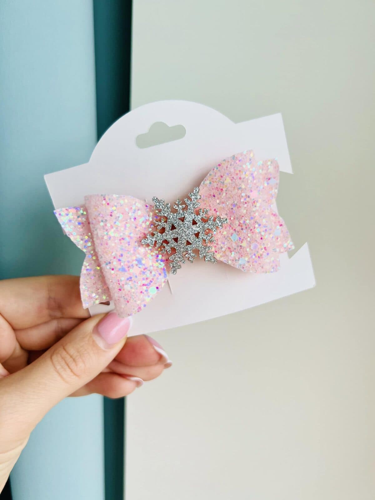 IMG_7050 Kroko-klamber hõbedase lumehelbega