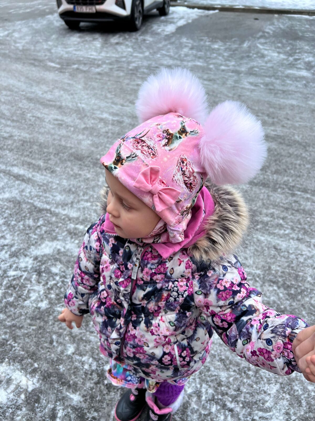 Fliisvoodriga tuukrimüts talveks