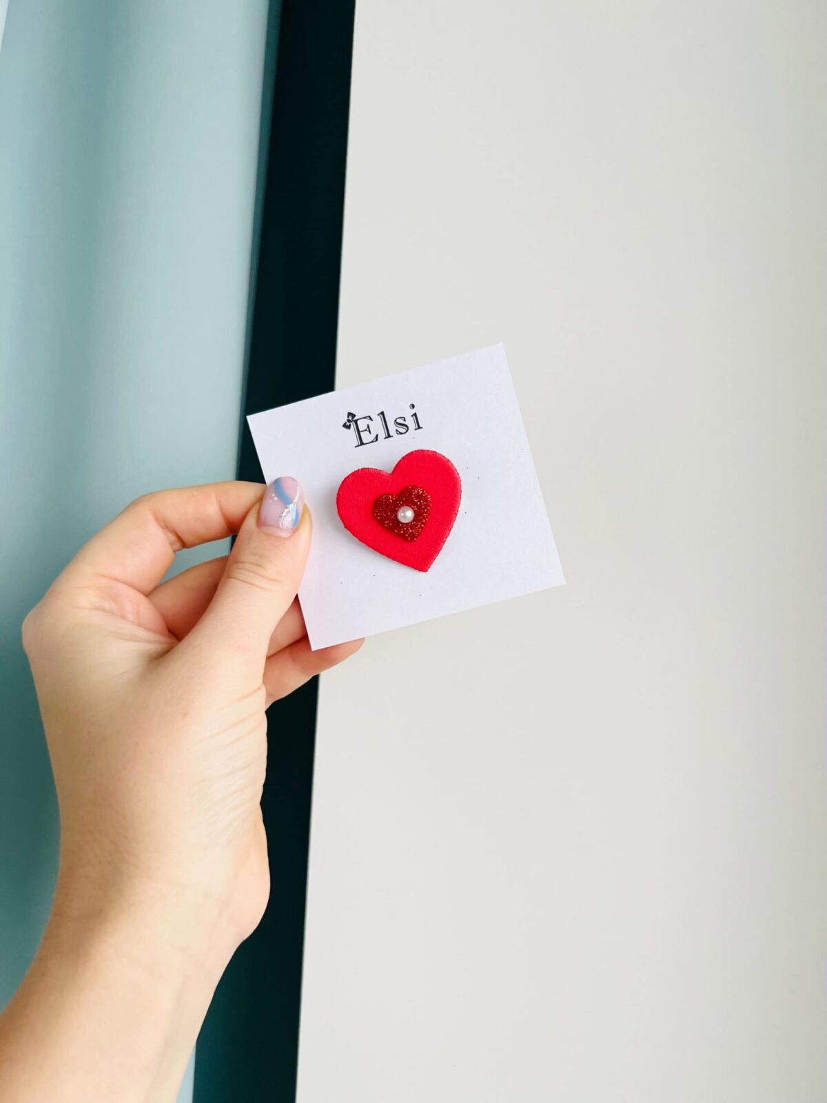 Punane süda pärliga2