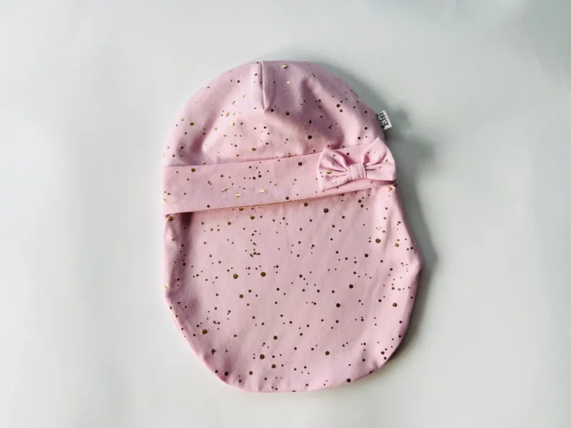 IMG_1286 Roosa kuldsete täppidega lipsuga