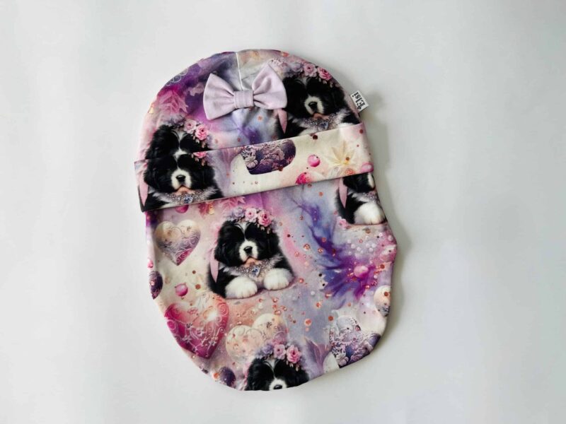 Topeltpuuvillane tuukrimüts koertega