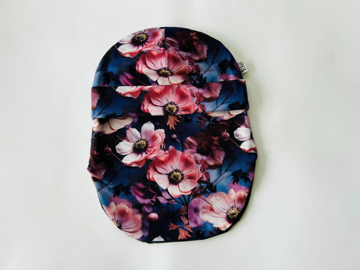 Topeltpuuvillane lilledega tuukrimüts