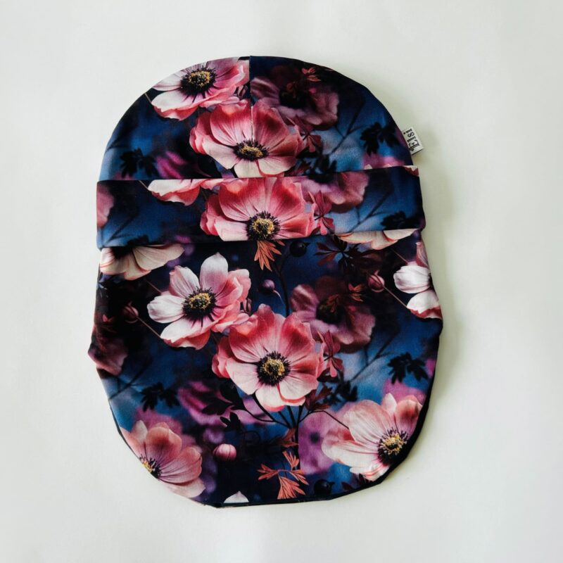 Topeltpuuvillane lilledega tuukrimüts