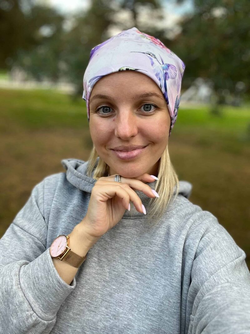 Topeltpuuvillane müts ja torusall naistele