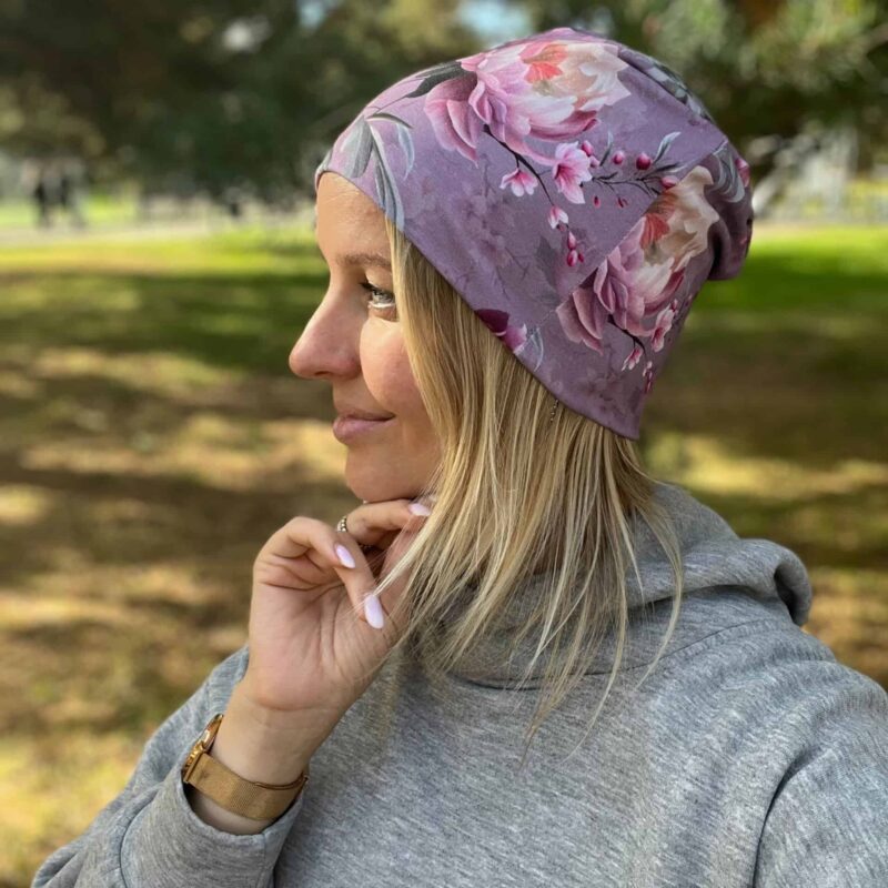 Topeltpuuvillane müts ja torusall naistele