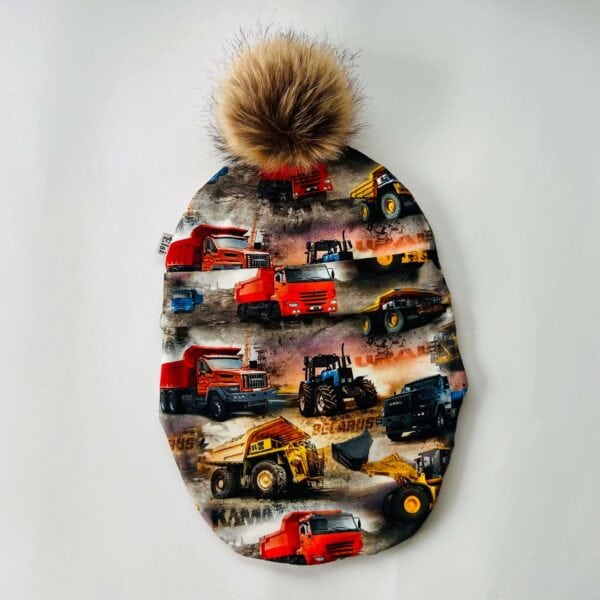 Traktoritega tuukrimüts talveks Fliisvoodriga tuukrimüts talveks