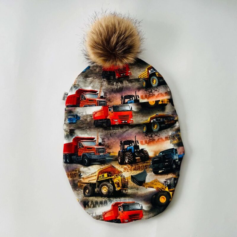 Traktoritega tuukrimüts talveks Fliisvoodriga tuukrimüts talveks